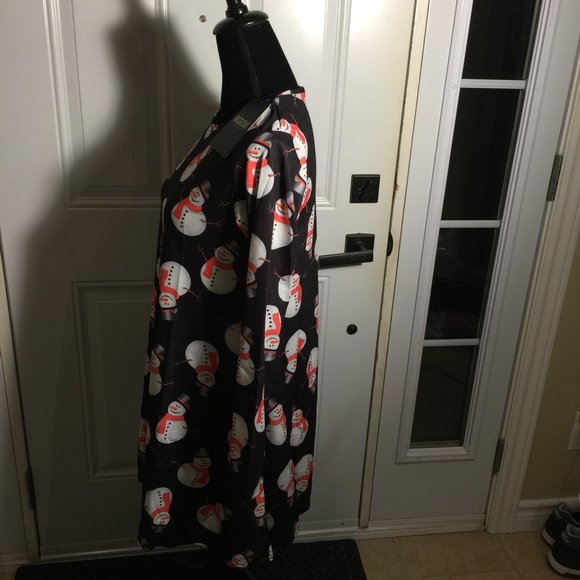 Misslook Tunic Top XL Snowman Holiday Chr… - Picture 6 of 13